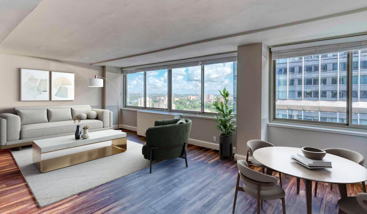 The Sterling - Philadelphia, PA - Living Room