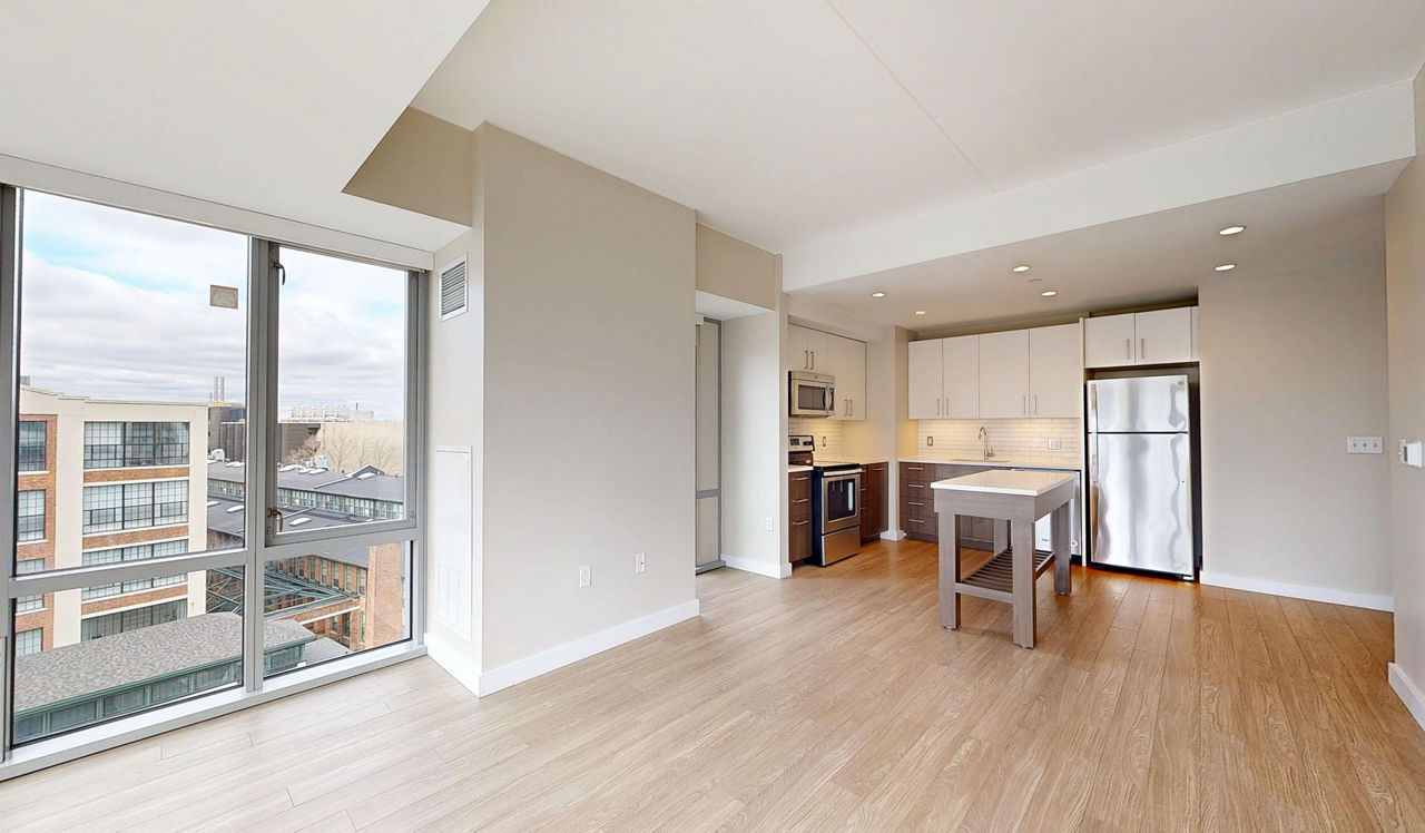 Vivo Apartments - Cambridge, MA - Kitchen & Living Room
