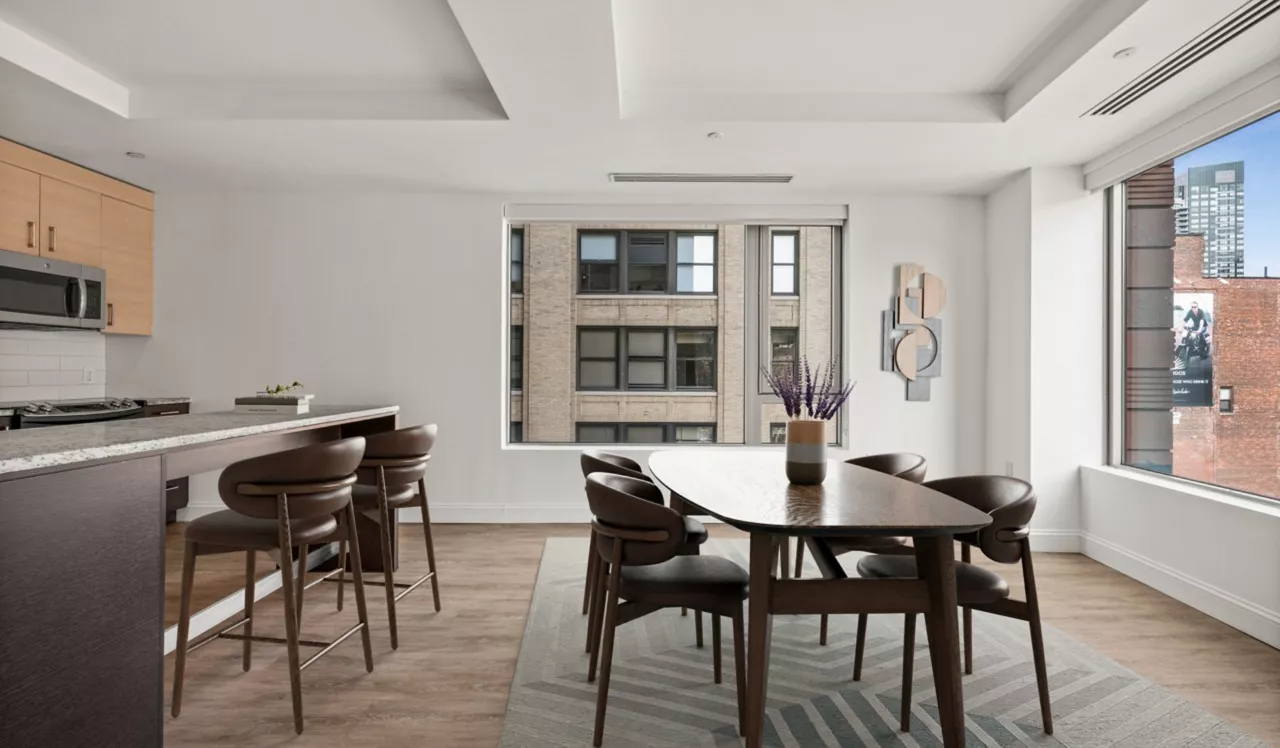 One Greenway - Boston, MA - Kitchen and Living Room