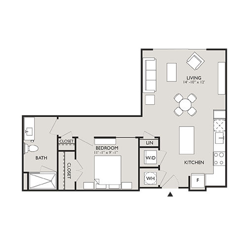 Upton Place - Washington, D.C. - Floor Plan Diagram