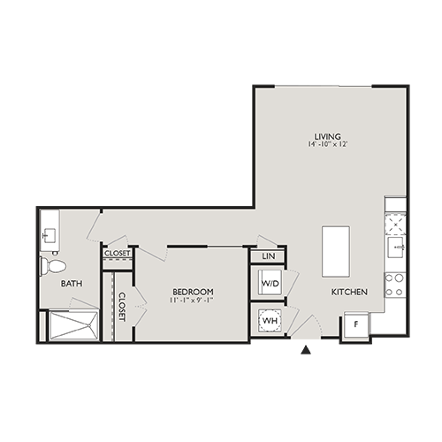 Upton Place - Washington, D.C. - Floor Plan Diagram