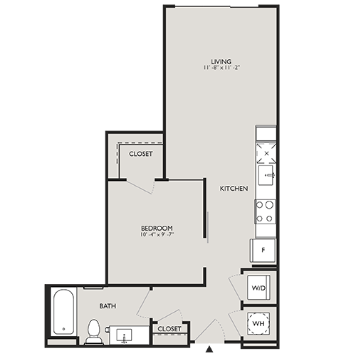 Upton Place - Washington, D.C. - Floor Plan Diagram