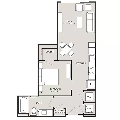 Upton Place - Washington, D.C. - Floor Plan Diagram