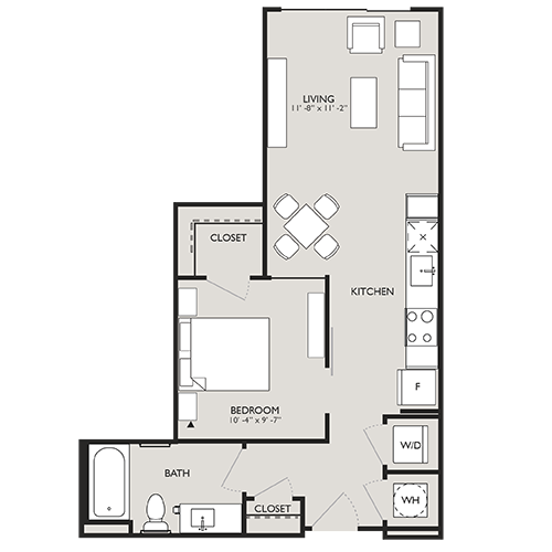 Upton Place - Washington, D.C. - Floor Plan Diagram