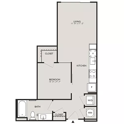 Upton Place - Washington, D.C. - Floor Plan Diagram