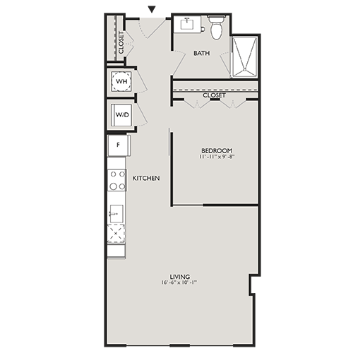 Upton Place - Washington, D.C. - Floor Plan Diagram