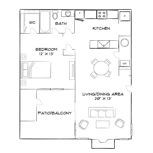 2D Diagram Furnished