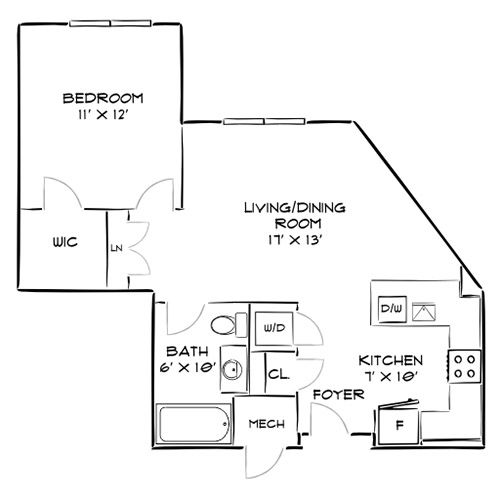 The Chase at Overlook Ridge - Revere, MA - Floor Plan Diagram
