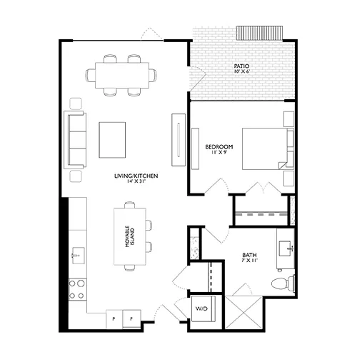 Ravel and Royale - Bethesda, MD - Floor Plan Diagram
