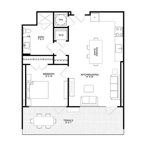 Ravel and Royale - Bethesda, MD - Floor Plan Diagram