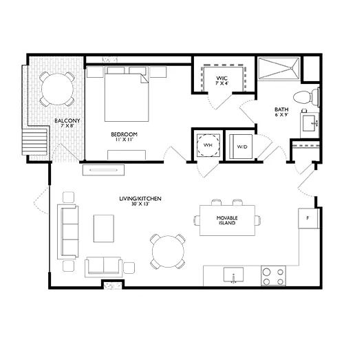 Ravel and Royale - Bethesda, MD - Floor Plan Diagram