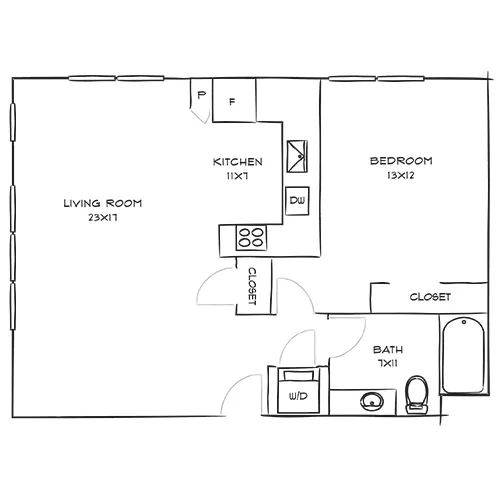 Indigo Apartment Homes - Redwood City - floorplan
