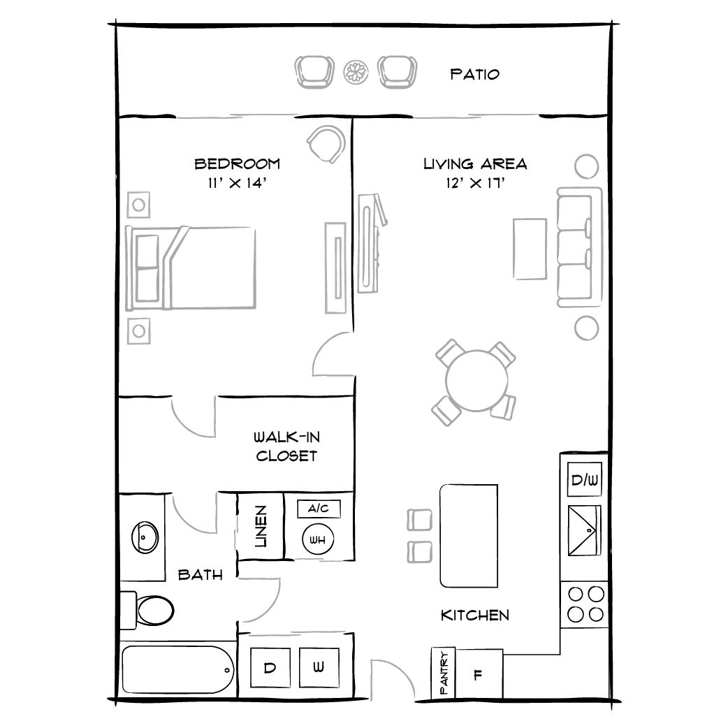 2D Diagram Furnished