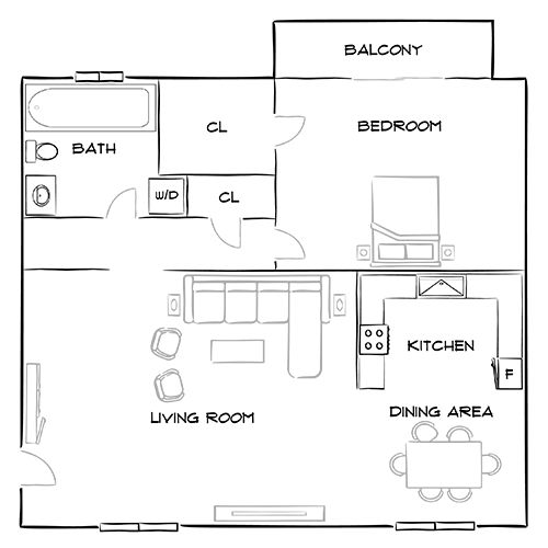 2D Diagram Furnished