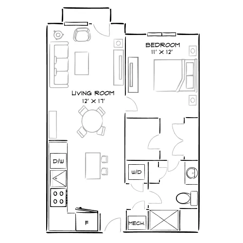 Solea at Miami Lakes - Hialeah, FL - Floor Plan Diagram