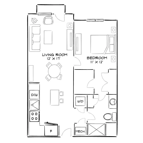 Solea at Miami Lakes - Hialeah, FL - Floor Plan Diagram