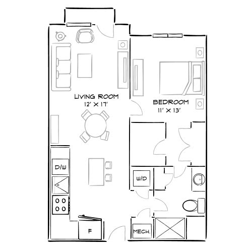 2D Diagram Furnished