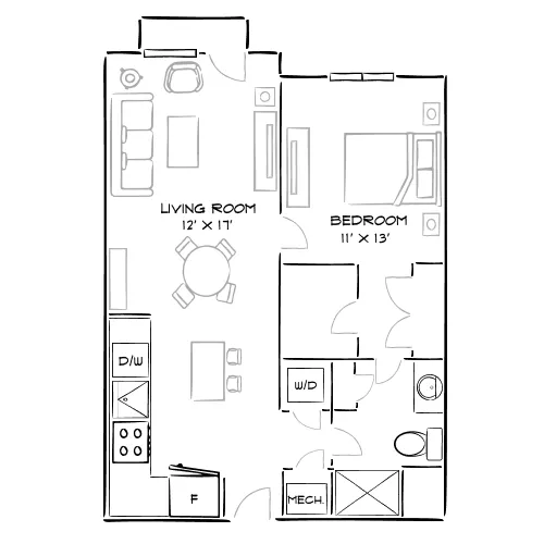 Solea at Miami Lakes - Hialeah, FL - Floor Plan Diagram