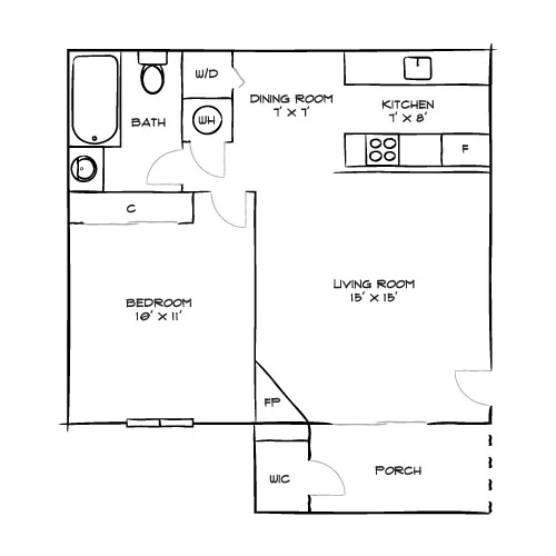 Verona - Littleton, CO - Floor Plan Diagram