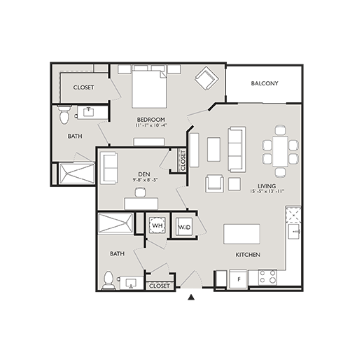 Upton Place - Washington, D.C. - Floor Plan Diagram