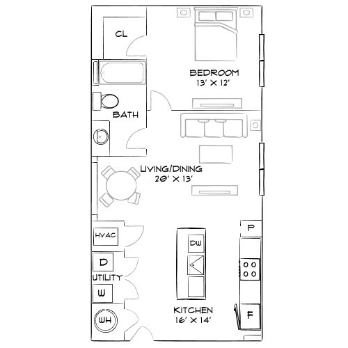 The Haven - Denver, CO - Furnished Diagram