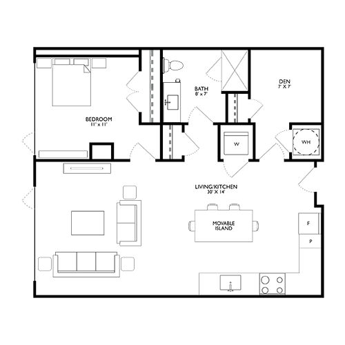 Ravel and Royale - Bethesda, MD - Floor Plan Diagram