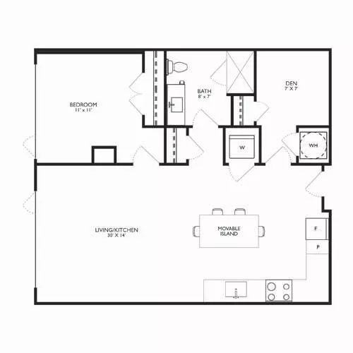Ravel and Royale - Bethesda, MD - Floor Plan Diagram