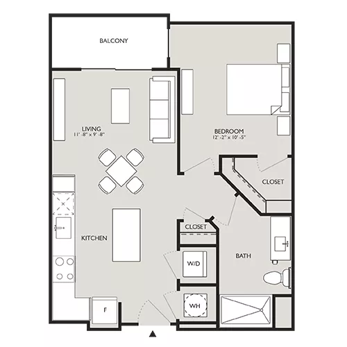 Upton Place - Washington, D.C. - Floor Plan Diagram