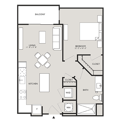 Upton Place - Washington, D.C. - Floor Plan Diagram