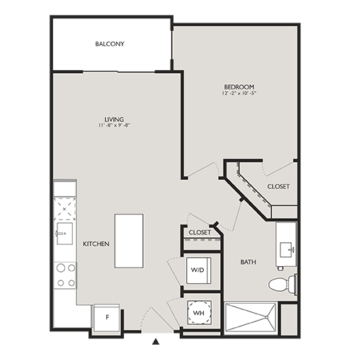 Upton Place - Washington, D.C. - Floor Plan Diagram