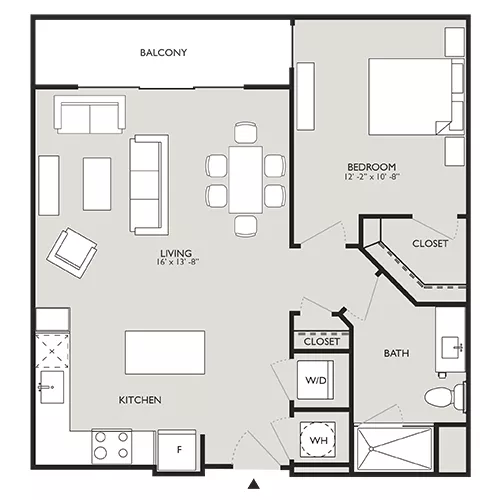 Upton Place - Washington, D.C. - Floor Plan Diagram