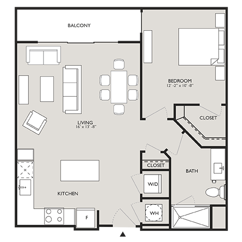 Upton Place - Washington, D.C. - Floor Plan Diagram
