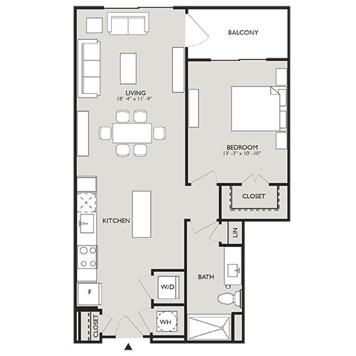 Upton Place - Washington, D.C. - Floor Plan Diagram