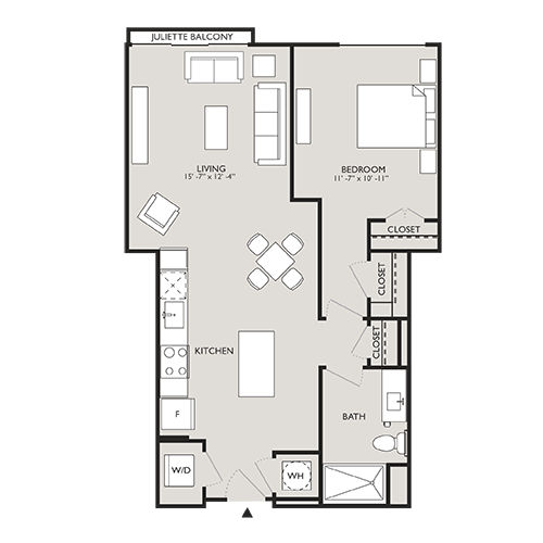 Upton Place - Washington, D.C. - Floor Plan Diagram