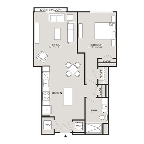 Upton Place - Washington, D.C. - Floor Plan Diagram