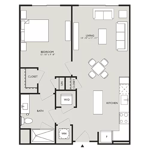Upton Place - Washington, D.C. - Floor Plan Diagram