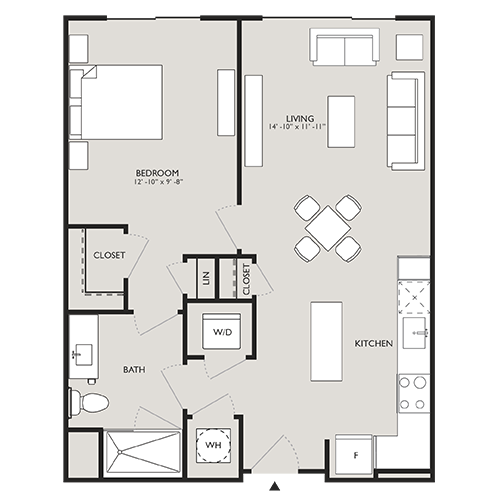 Upton Place - Washington, D.C. - Floor Plan Diagram