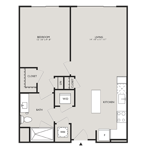 Upton Place - Washington, D.C. - Floor Plan Diagram
