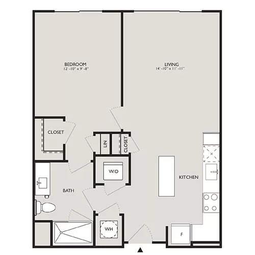 Upton Place - Washington, D.C. - Floor Plan Diagram