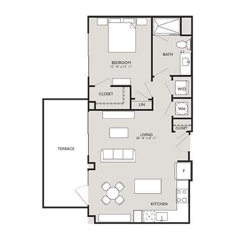 Upton Place - Washington, D.C. - Floor Plan Diagram
