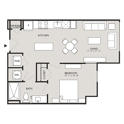 Upton Place - Washington, D.C. - Floor Plan Diagram