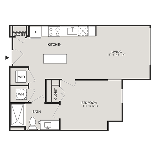 Upton Place - Washington, D.C. - Floor Plan Diagram