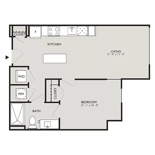 Upton Place - Washington, D.C. - Floor Plan Diagram