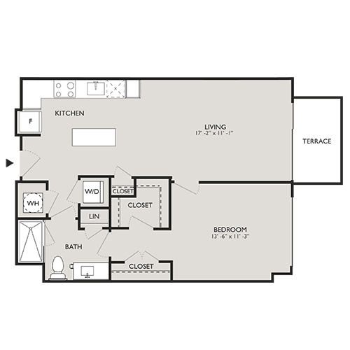 Upton Place - Washington, D.C. - Floor Plan Diagram