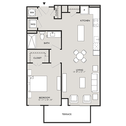 Upton Place - Washington, D.C. - Floor Plan Diagram
