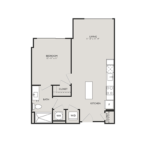 Upton Place - Washington, D.C. - Floor Plan Diagram