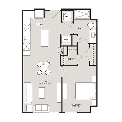 Upton Place - Washington, D.C. - Floor Plan Diagram