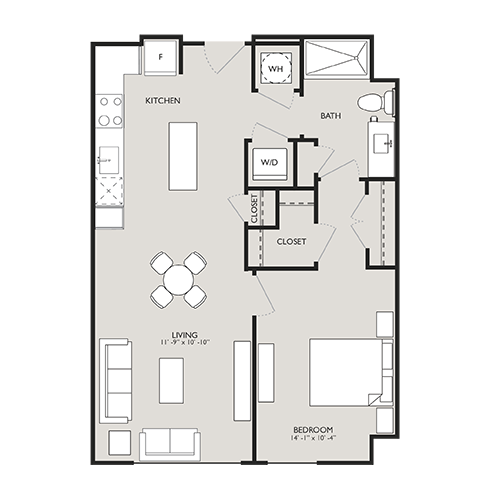 Upton Place - Washington, D.C. - Floor Plan Diagram