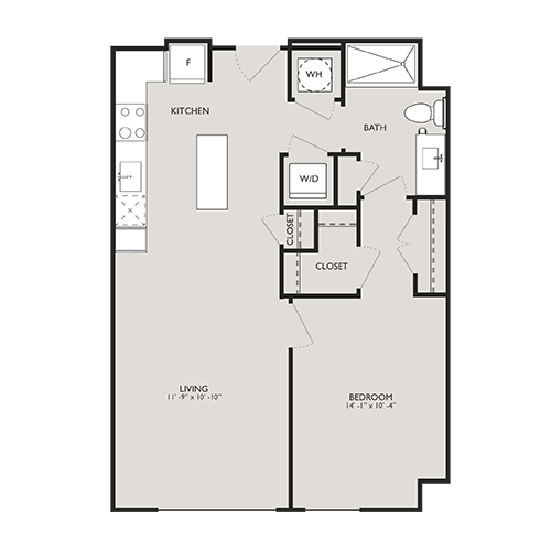 Upton Place - Washington, D.C. - Floor Plan Diagram