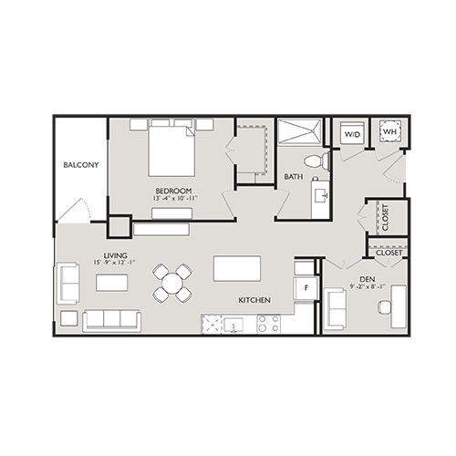 Upton Place - Washington, D.C. - Floor Plan Diagram
